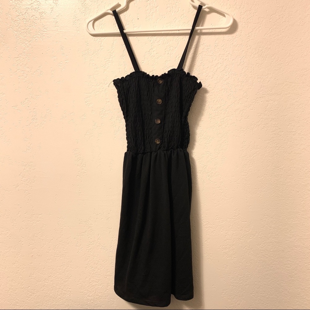 BLACK SPRING DRESS
